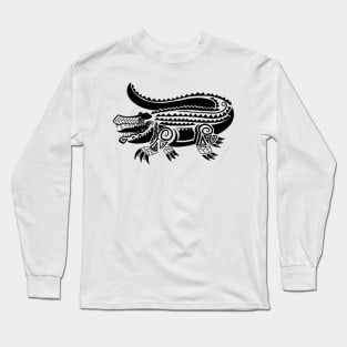 Polynesian Alligator Long Sleeve T-Shirt